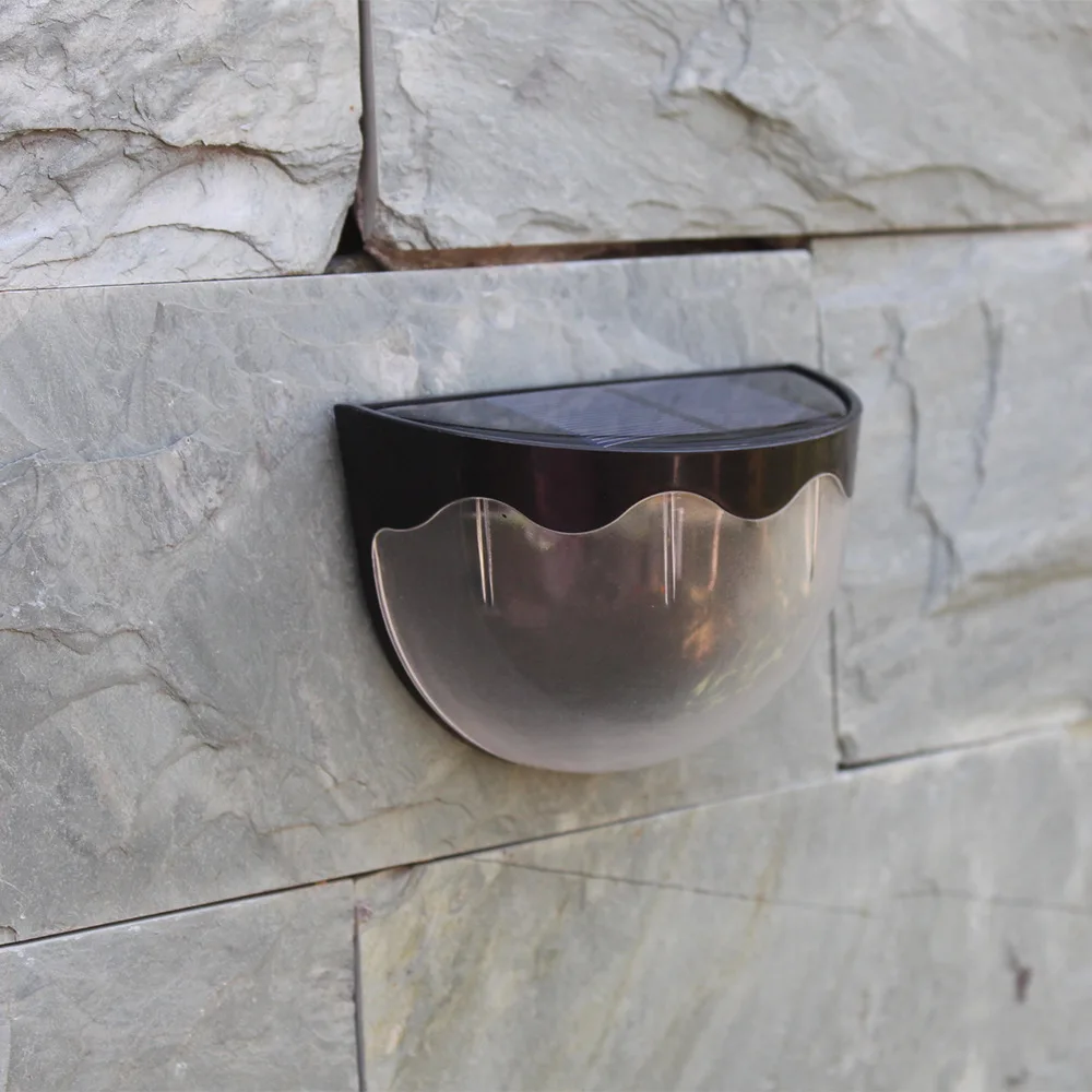 

Factory Outlet Hot 6 LED Solar Wall Light Outdoor Waterproof Fence Lamp Courtyard Landscape Small Solar Lights