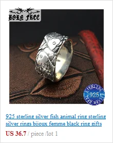 Кольцо из стерлингового серебра 925 Смешанная тибетская мантра кольцо набор амулет серебряные ювелирные изделия joyas swastika Ретро палец мужские кольца для женщин
