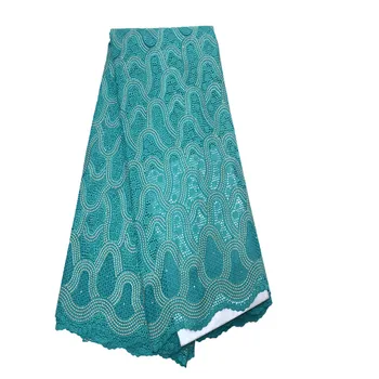 

2019 Popular Style African Cotton Lace Fabric for Clothing High Quality Nigerian Lace Fabric HA65-1