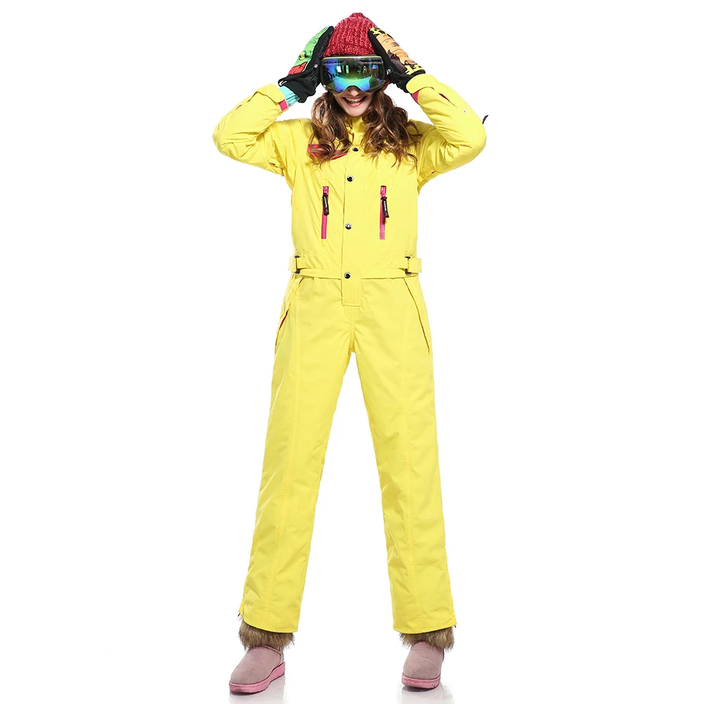 SAENSHING Winter Ski jumpsuit Women Waterproof One piece Snowboard Suit