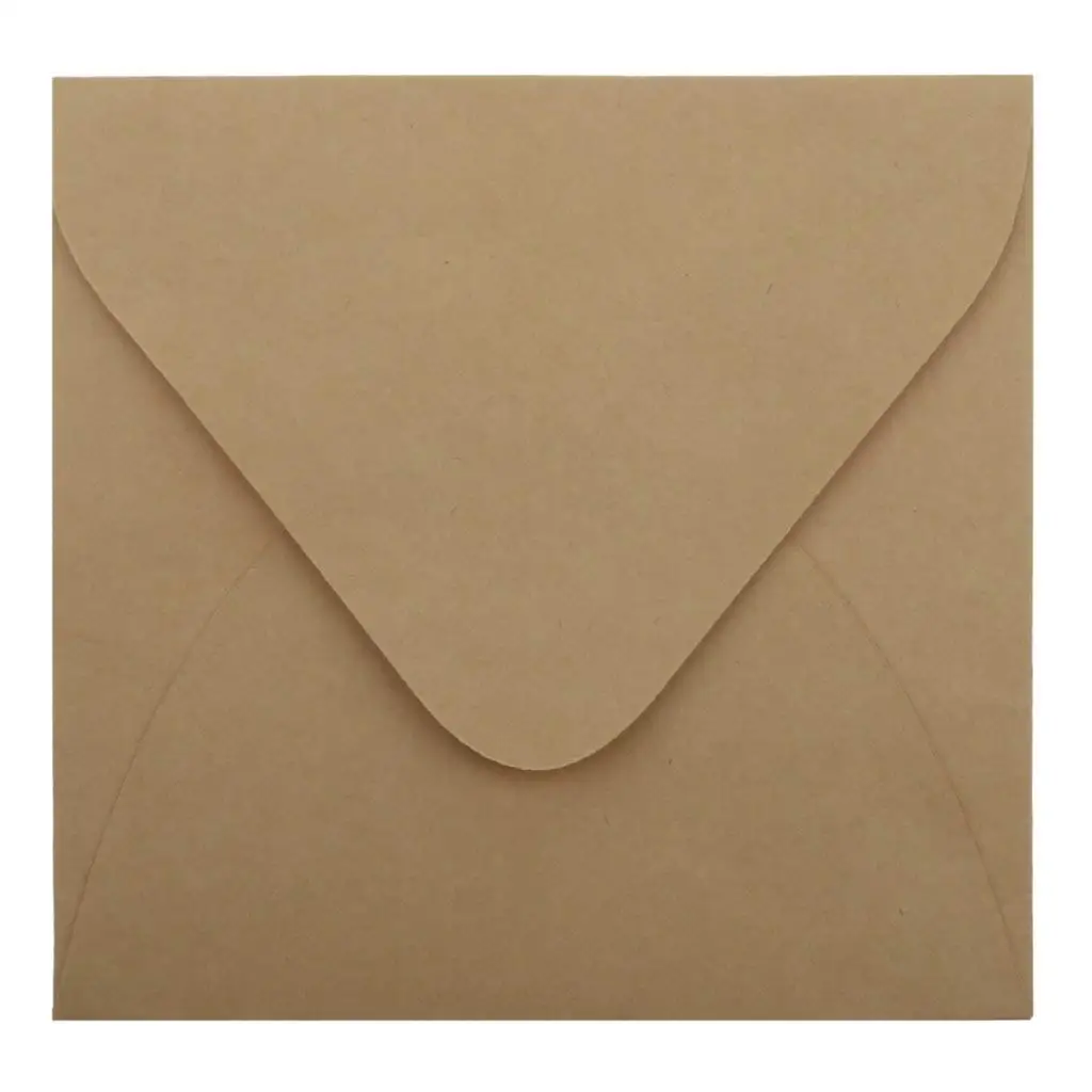 

50pcs Kraft Paper Envelopes For Wedding Announcement 16x11cm