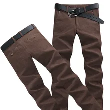 Зимние Бархатные однотонные мужские повседневные брюки 28 29 30 36 38 модные деловые облегающие теплые мужские брюки выбор разных цветов