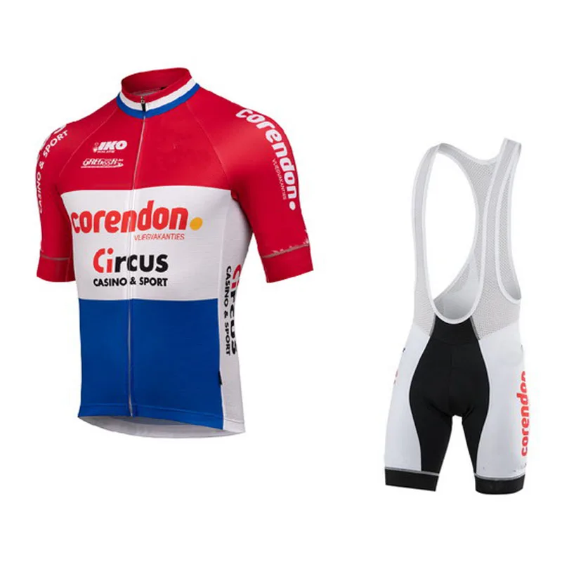 CORENDON цирк команда 3 цвета только короткий рукав Велоспорт Джерси летняя одежда для велоспорта ROPA CICLISMO с POWER BAND Размер XS-4XL