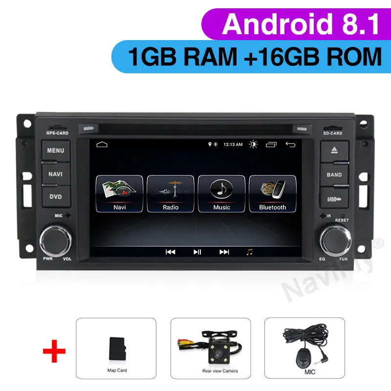 Android 9,1 автомобильный dvd мультимедиа gps Wi-Fi Canbus для Jeep libery, Wrangler Compass Commander Grand Cherokee Dodge Caliber Journey - Цвет: Car dvd Camera