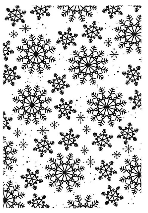 Снежинка фон силиконовый штамп печать для DIY Скрапбукинг Фотоальбом Декоративные прозрачные штампы A345