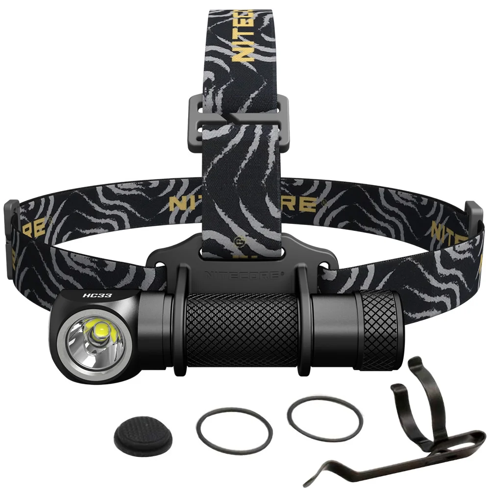 Налобный фонарь NITECORE HC33 1800 лм CREE XHP35 HD светодиодный водонепроницаемый фонарик для