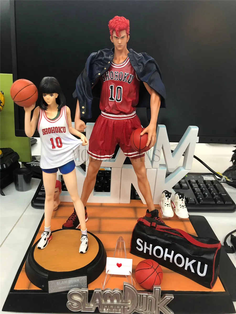 MODEL FANS IN-STOCK KO espada studio SLAM DUNK Hanamichi Sakuragi and Akagi haruko gk resin statue action figure for collection