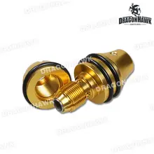 Высокое качество насадки для тату самоблокирующийся золотой цвет художника алюминиевый сплав для татуировки Советы иглы Поставки