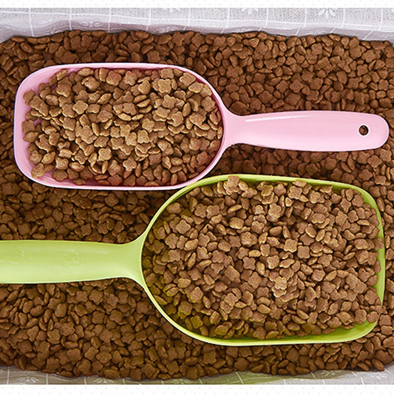 1pc Pet Dog Puppy Cat Bird Ferret Rabbit Food Feeder Scoop Shovel Spade Dishes Tools