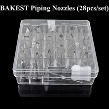 BAKEST 28 шт. в наборе насадки для украшения торта Wtih конвертер Patry трубопроводов инструменты