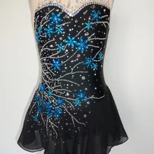 Пользовательские взрослые Фигурное катание на коньках Платья для женщин с спандекс изящные бренд фигурное катание платье для конкурса dr2748