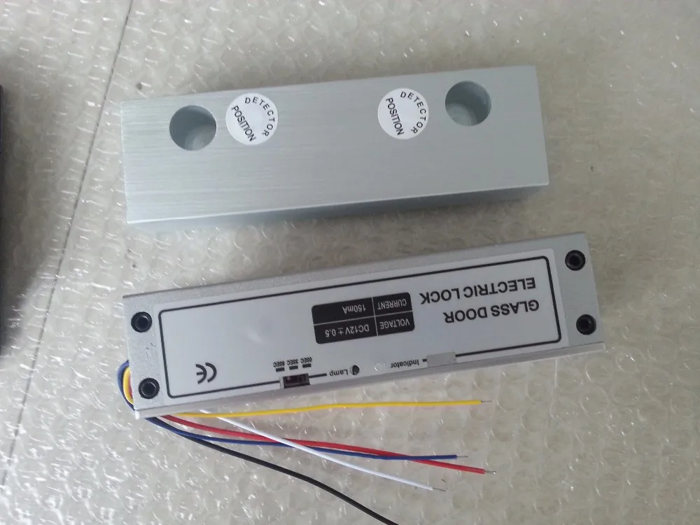 NSEE 5818C 12V Frameless Glass Door Drop Bolt Electric Gate