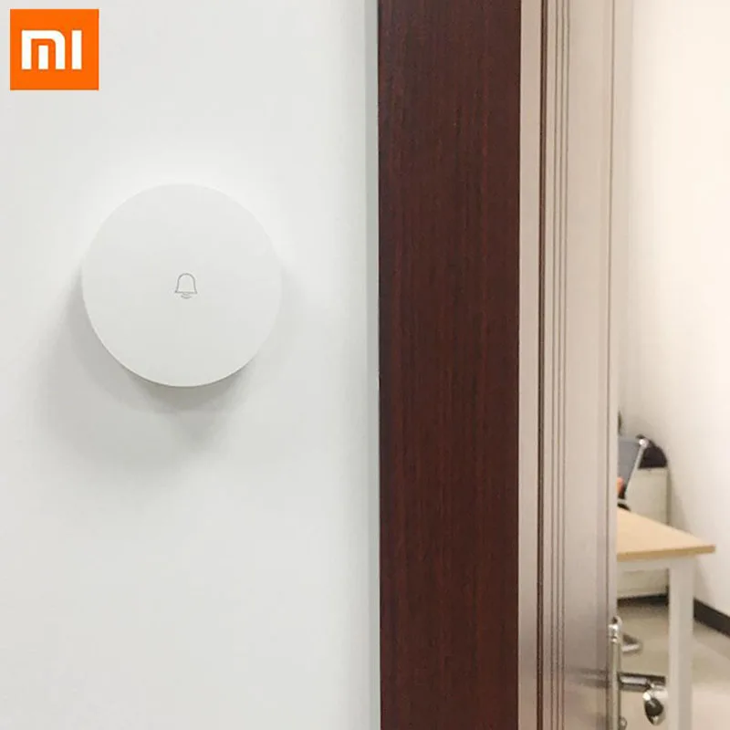 

Xiaomi Linptech Self-generating wireless Smart doorbell without battery no wiring power-off memory habits work with mihome app