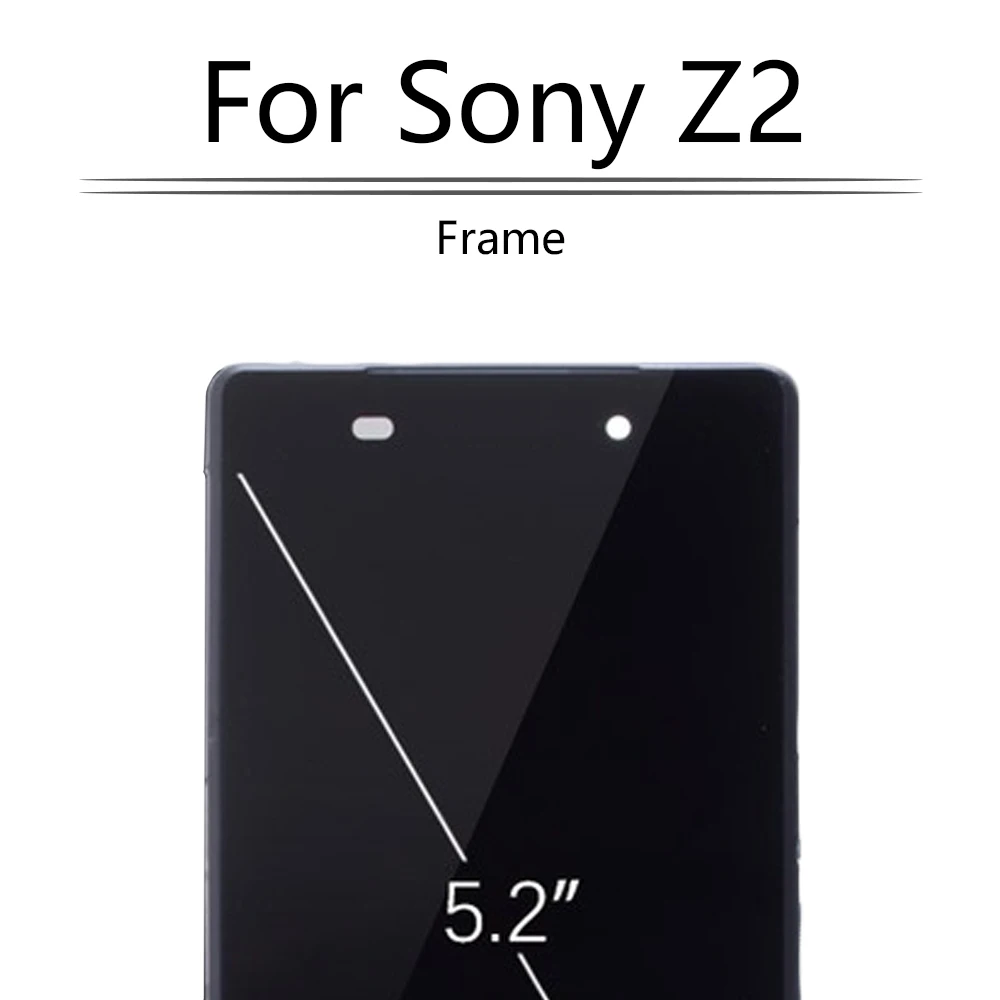 ЖК дисплей Sinbeda для SONY Xperia Z2 5 2 дюйма 3G/4G сенсорный экран с рамкой D6502 D6503 D6543|Экраны