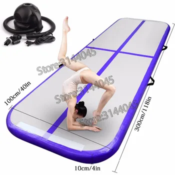 

Hot Inflatable Air Track Tumbling Gymnastic/Yoga/Taekwondo/Water Floating/Camping Foldable Training Anti-slip Mat 5M*1M*0.2M