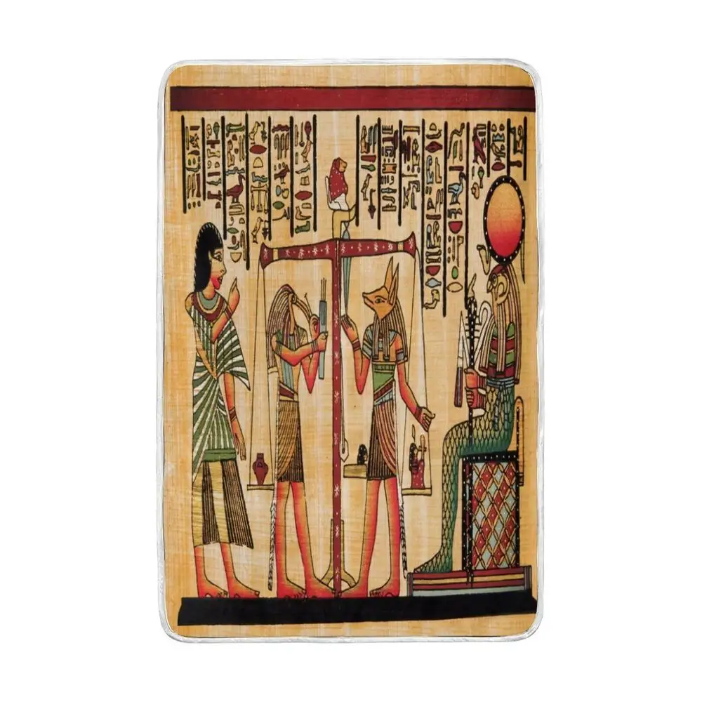 Antique Egyptian Papyrus Blanket Soft Warm Blankets for Bed Couch Sofa Lightweight Travelling Camping Cobija Home Decor Antique Egyptian Papyrus Blanket Soft Warm Blankets for Bed Couch Sofa Lightweight Travelling Camping Cobija Home Decor
