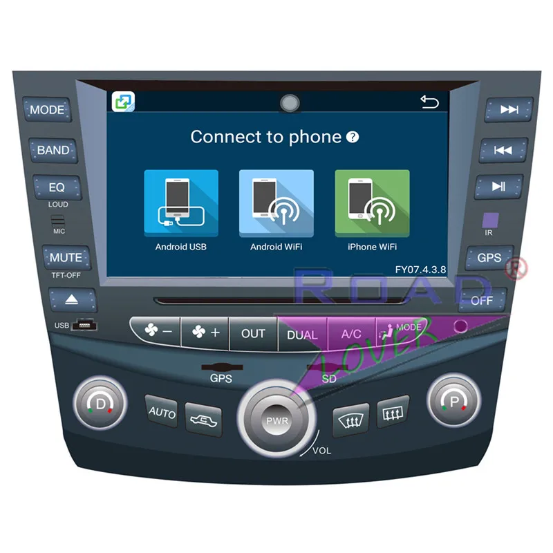 Roadloevr 2 Din Android 6 0 Автомобильный GPS навигатор 8 дюймов для Honda Accord 07 PC системный блок