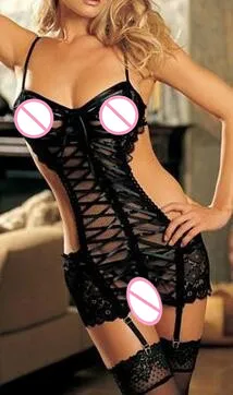 Sexy-Costume-Plus-Size-Straps-Sexy-Hot-Sleep-Dress-Hollow-Out-Chemise-Sexy-Lingerie-See-Through (2)
