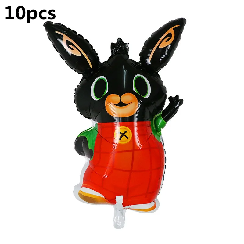 

10pcs 86*60cm Bing Bunny Foil Balloon Cartoon Rabbit Animal Balloons For Kids Children's Day Gifts Baby Shower Decor Supplies