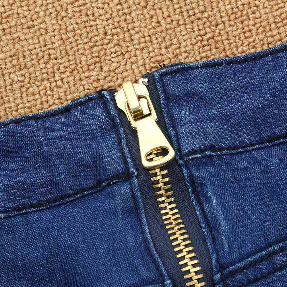 KANCOOLD джинсы, женские модные брюки с высокой талией, сексуальные узкие джинсы стрейч с молнией сзади, джинсовые штаны для женщин 2018Oct23