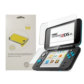 

2Pack Top and Bottom 4PCS Film For Nintendo 2DS XL Full Coverage High Definition PET Screen Protector for Nintendo 2DS XL LL