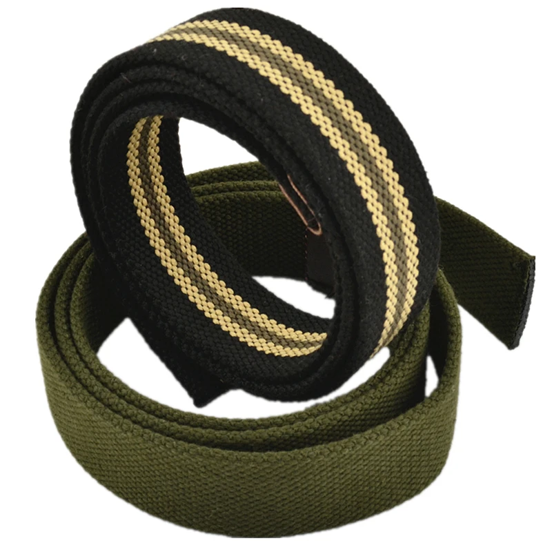 

Canvas material belt body does not include belt buckle head weaving process multicolor young casual Fashion style width 3.8cm