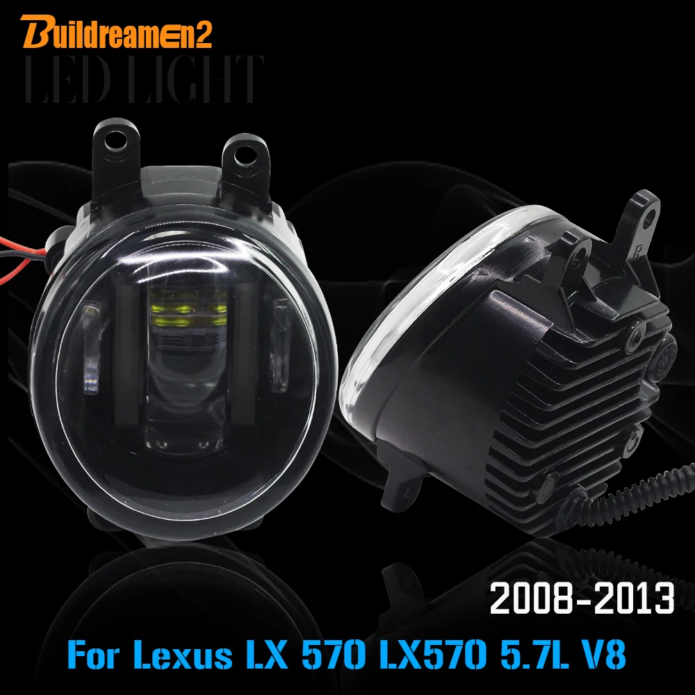 

Buildreamen2 2 X Car LED Light Source Fog Light Daytime Running Light DRL Accessories For 2008-2013 Lexus LX 570 LX570 5.7L V8