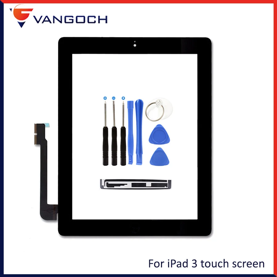 Оригинальное качество Сенсорный экран для iPad 2/3/4 5 air планшета спереди Дисплей