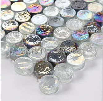 chinese vitreous decorative iridescent glass mosaic shower tile