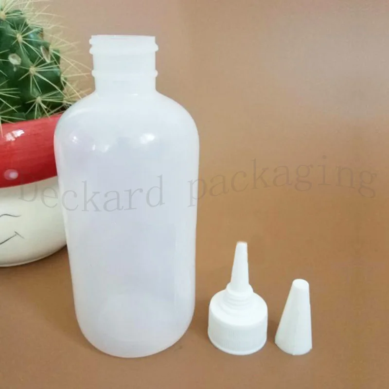 50 шт./лот 180 мл бутылки из ПЭНД диспенсер для образцов острый с круглыми шляпками Наплечные инструменты для хранения воды Различные цвета выдавливаемая бутылка