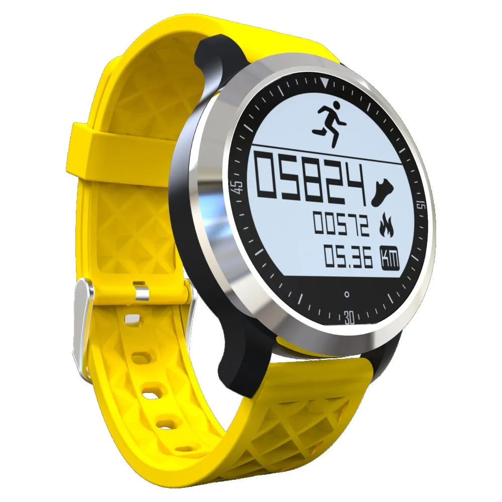 

2016 Waterproof F69 SmartWatch Clock LCD Screen Display Under Sunlight Swimming Mode Healthy Smartwatches For IOS Android Phone