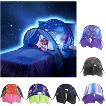 Детские игрушки игровой дом под тентом зима Страна Чудес палатки принцессы Детские домашние складные палатки портативные игрушки для приключений для детей