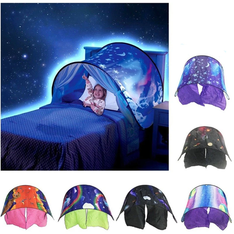 

Kids Toys Tent Play House Winter Wonderland Princess Tents Chidren Home Indoor Folding Tent Portable Adventure Toy For Children