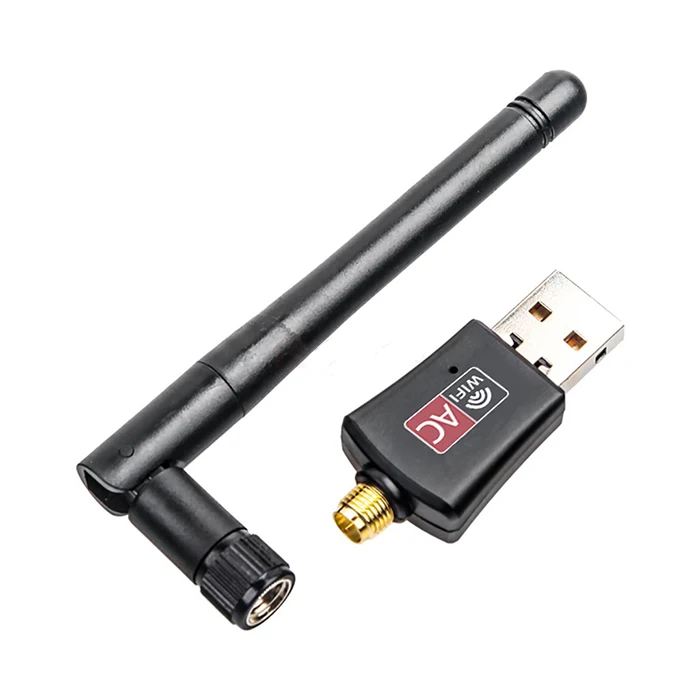 802.11B/G/N/AC Двухдиапазонный 600 Мбит/с RTL8811CU беспроводной USB WiFi адаптер ключ с 2,4G& 5,8G внешняя антенна WiFi для Android