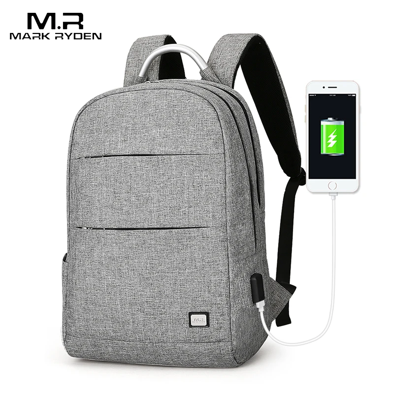 Mark Ryden Man Backpack Anti-thief Waterproof Portable Bag Can Fit 15.6inch Laptop Male Bags