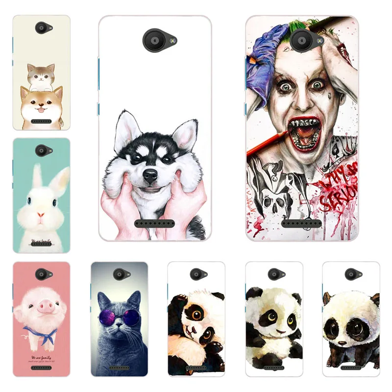 

for BQ Aquaris U lite case,Silicon Super panda Painting Soft TPU Back Cover for BQ Aquaris U protect Phone shell