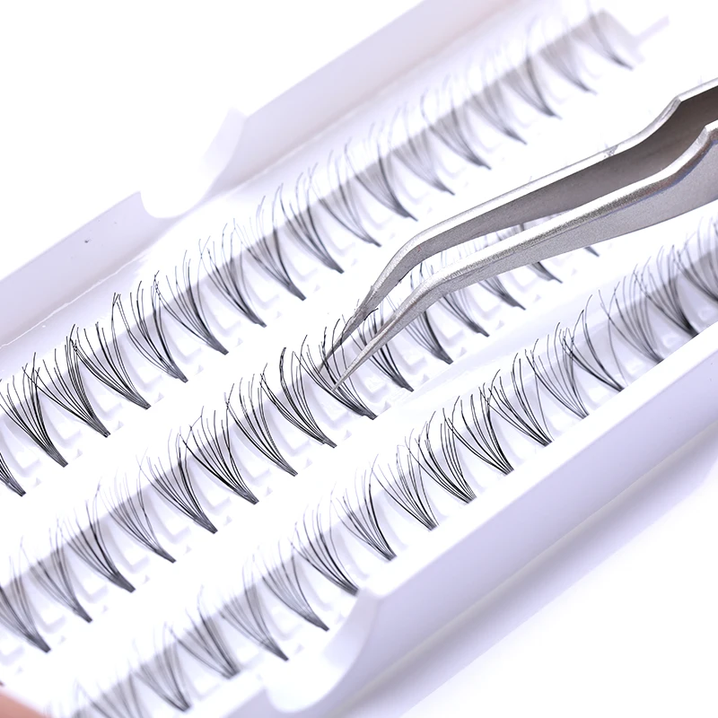 

Individual Mink False Eyelashes 60pcs Professional Makeup Individual Cluster Eye Lashes Grafting Fake False Eyelashes Accessory