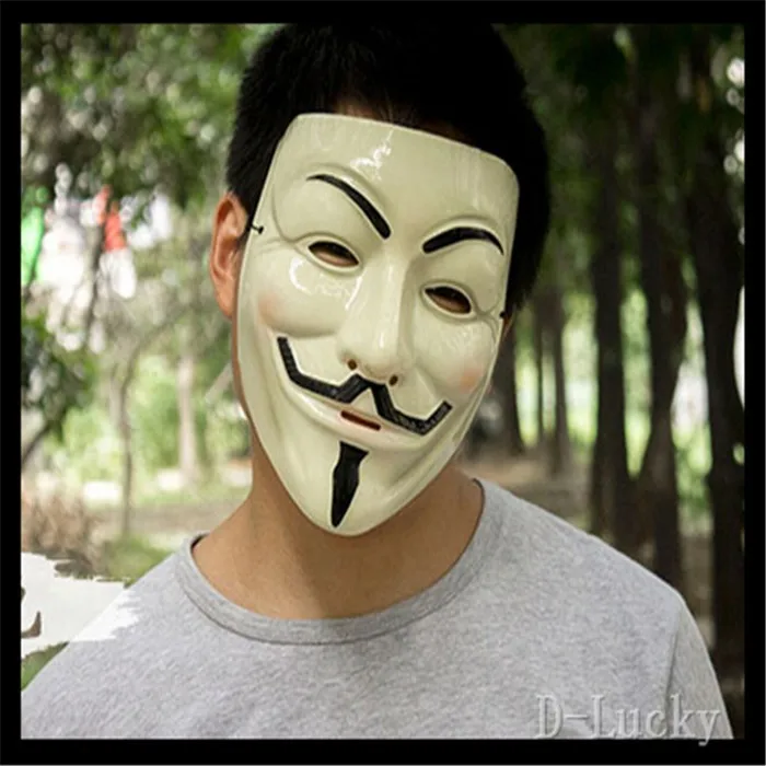 1 шт.,, вечерние маски V для Vendetta, маска Anonymous Guy Fawkes, нарядное платье, аксессуар для костюма для взрослых, косплей маски для вечеринки