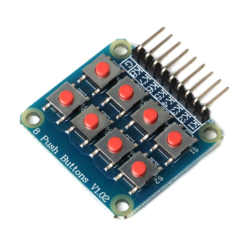 

Matrix 8 Key Keypad Keyboard Board Module 8 Button Tactile Switch For Arduino