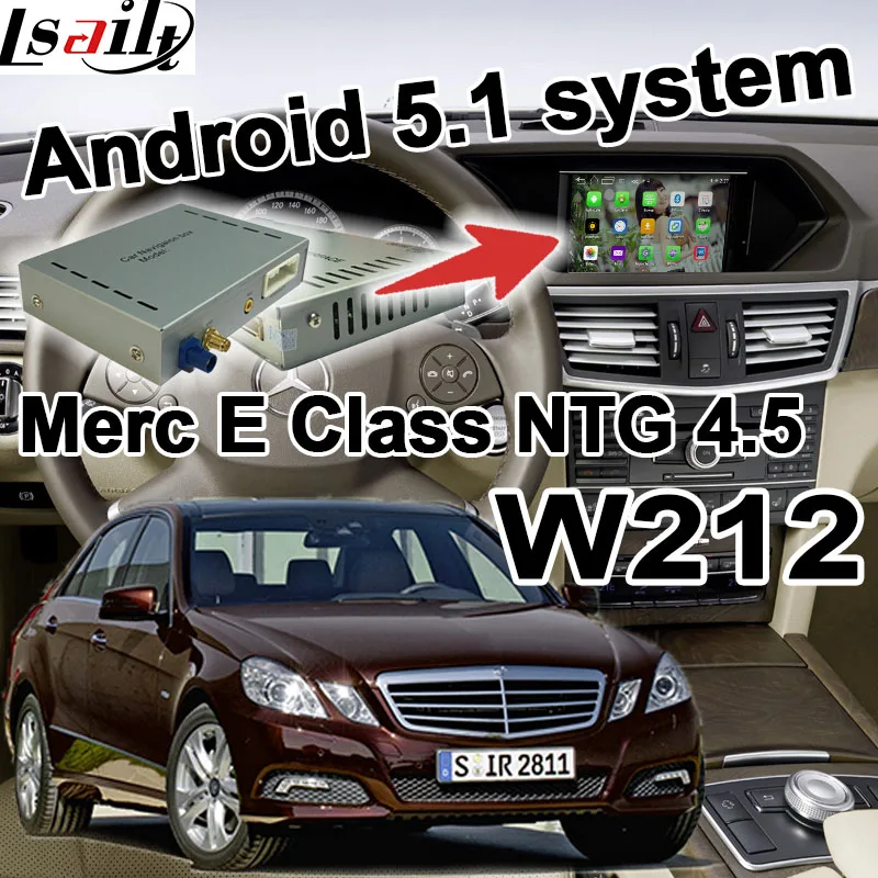 Android GPS navigation box for Mercedes benz E Class W212 NTG 4 5 COMMAND AUDIO20 video