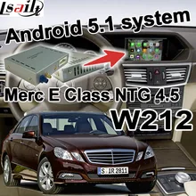 Android cuadro de navegación GPS para mercedes-benz Clase E W212 NTG 4.5 COMANDO AUDIO20 caja de interfaz de vídeo youtube waze wifi