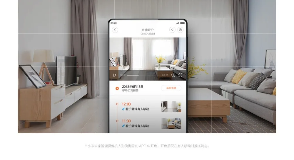 Обновленная версия, Xiaomi mijia Ai Smart IP Cam 1080P full HD качество инфракрасного ночного видения 130 градусов супер широкий угол