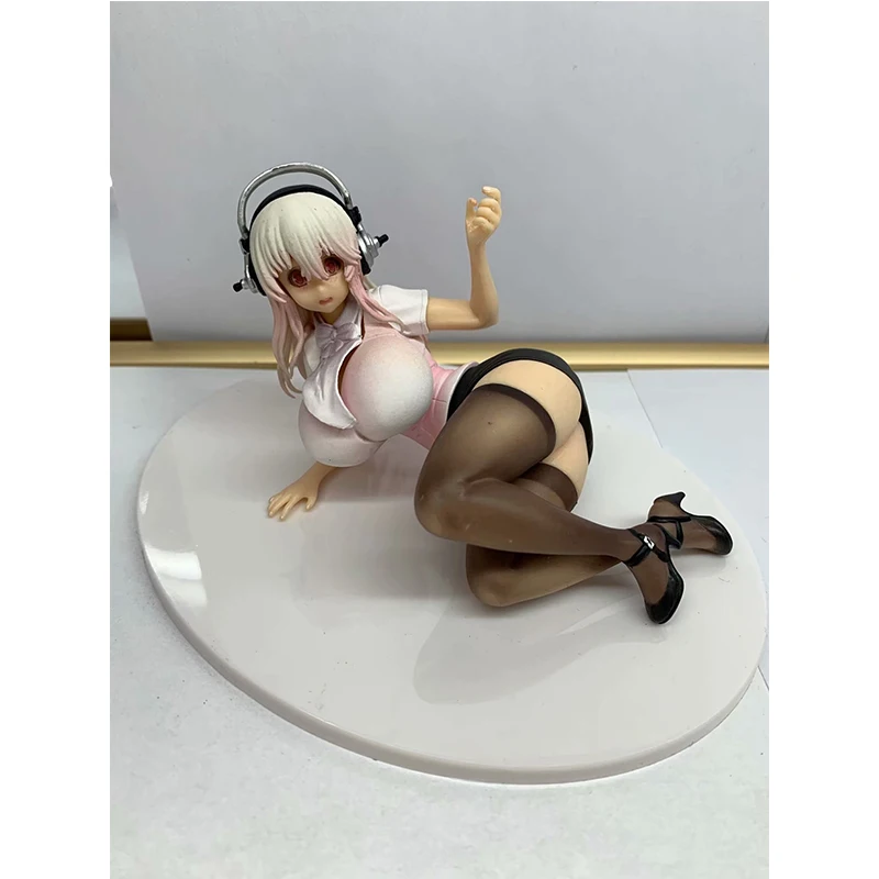 Супер Sonico сексуальная фигура Офисная Леди падения Ver. ПВХ модель игрушки куклы 8