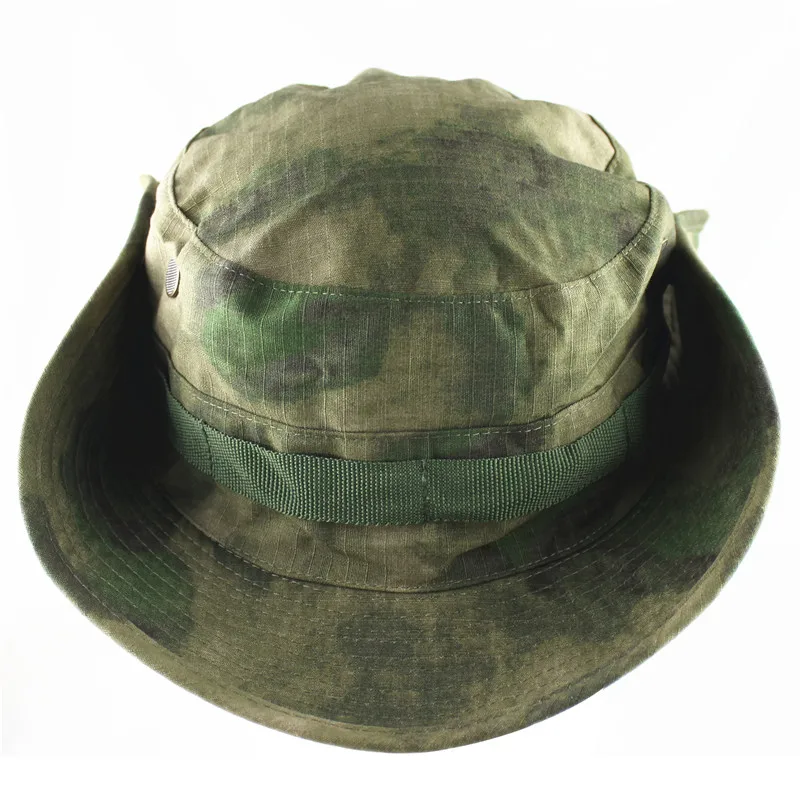 Тактические страйкбол Снайпер камуфляж Boonie шапки непальская Кепка Militares армейские мужские военные Пешие прогулки шапки лето ведро рыбалка шляпа
