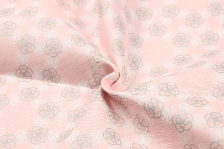 half meter cotton plain pulp fabric gilt flower pure cotton handmade DIY patchwork bag cloth B47