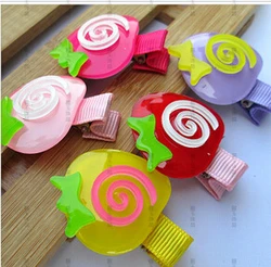 

send random Cute lollipop Children clip hair band bobby pin headwear girl hairpin children hair accessory  FD204