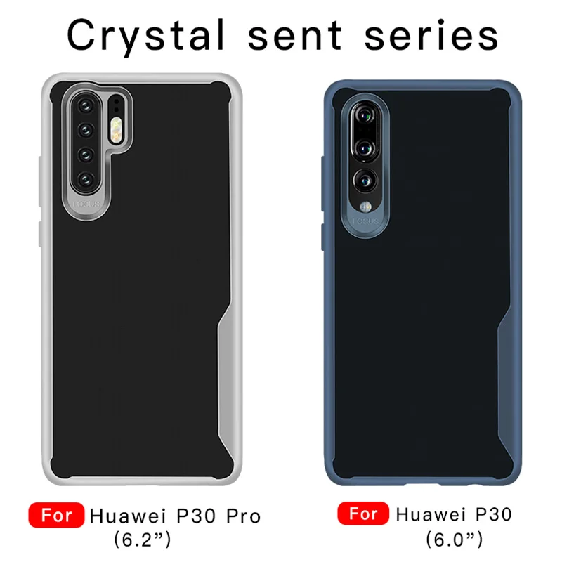 KHW2091_3_JONSNOW Soft Case for Huawei P30 Pro Transparent Anti-knock Protect Cases Soft Glue All-inclusive Back Cover