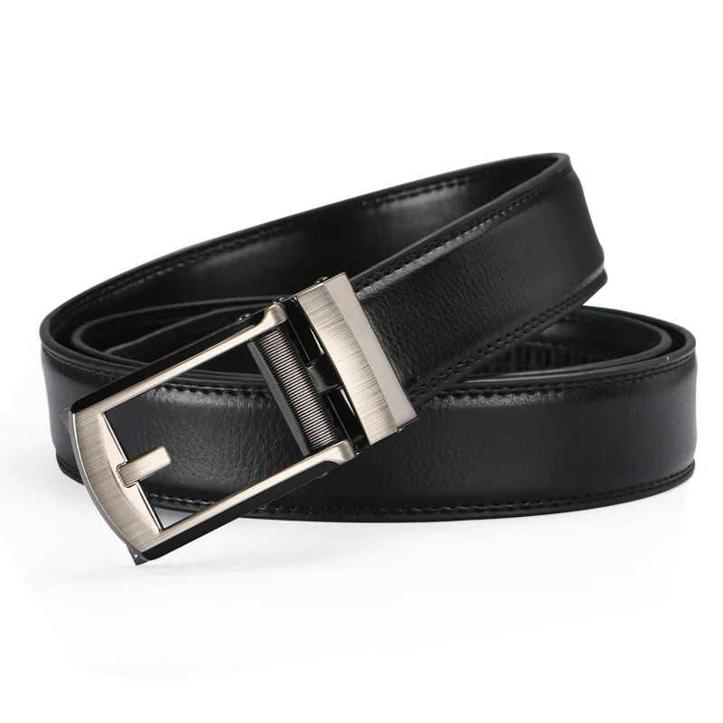 Fashion Luxury Brand Gentleman Belt Men's Classic Cowskin Belt Vintage ...