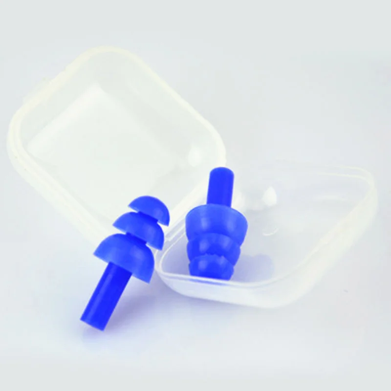 Children/Adult Swimming Ear Clips Soft Silicone Children Swimming Ear Clips Water Sports Wear Accessories Swimming Ear Clips Box