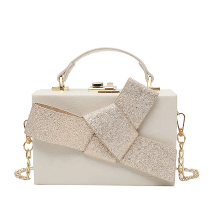 

Niche bag 2019 new trend of foreign air sequins shoulder bag small square bag handbag